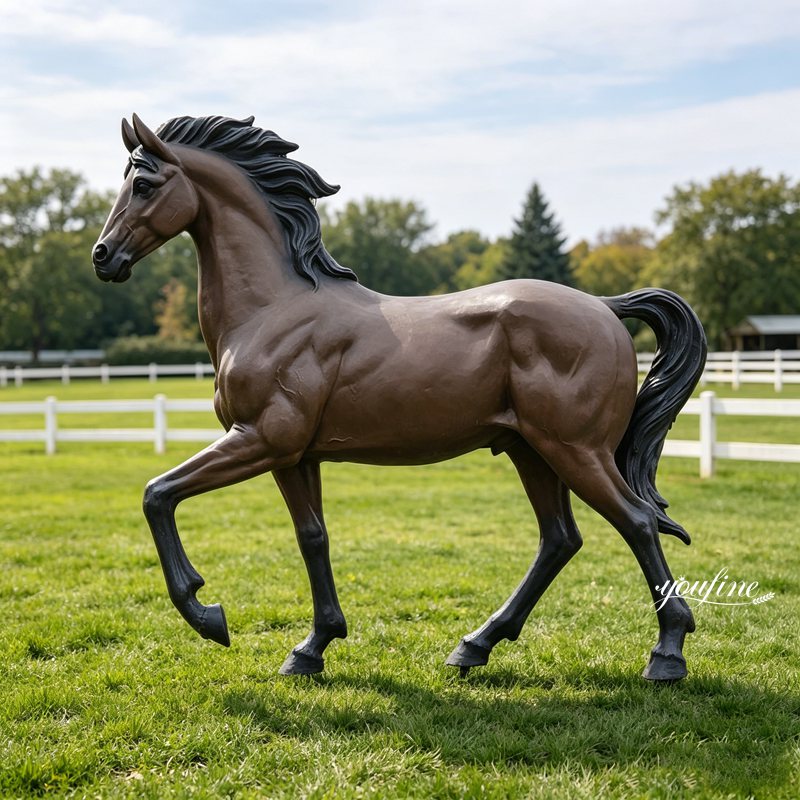 vintage horse statue