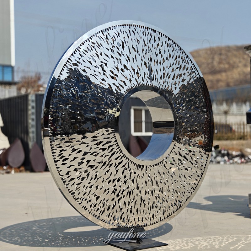 metal disc sculpture