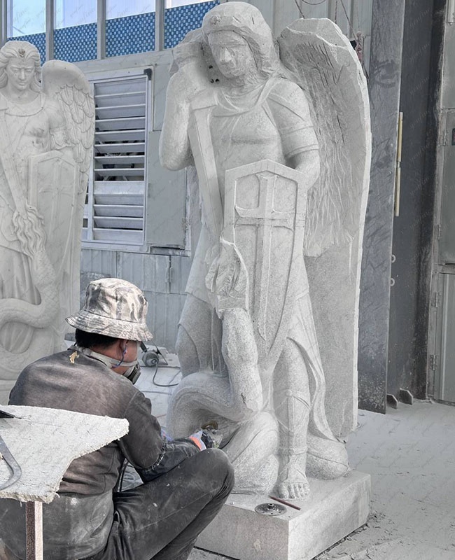 YouFine church sculpture hand carving artist (10)