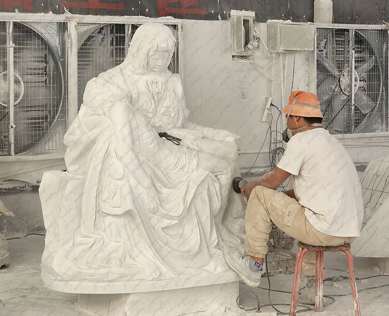 YouFine church sculpture hand carving artist (11)