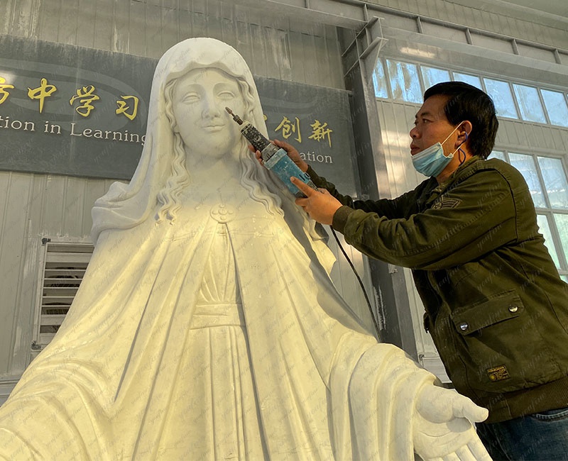 YouFine church sculpture hand carving artist (14)