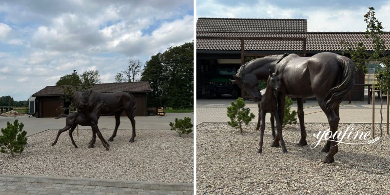 mare and foal statue feedback from US