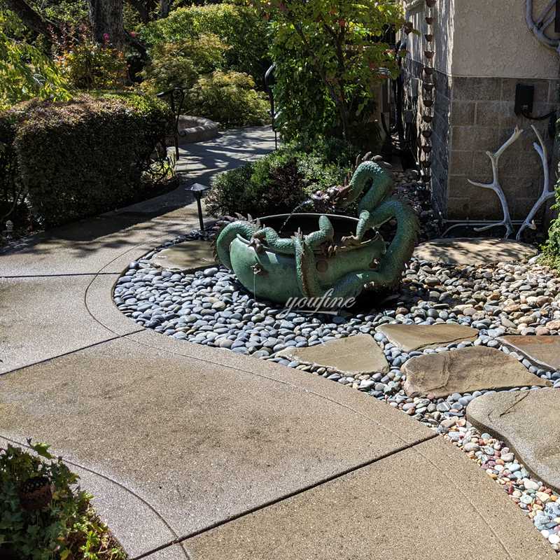 bronze dragon fountain feedback from US