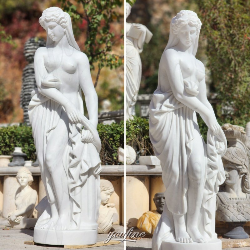 bathing woman statue different angle