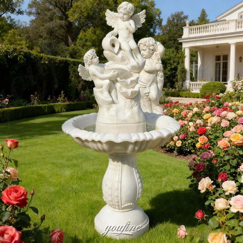 cherub water fountain
