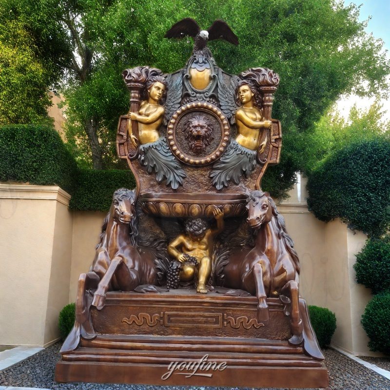 bronze of wall fountain