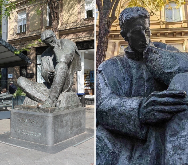 life size Nikola Tesla Statue