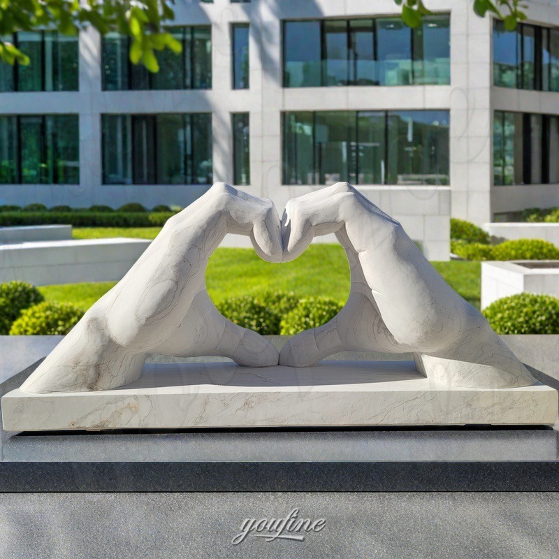 marble heart hand
