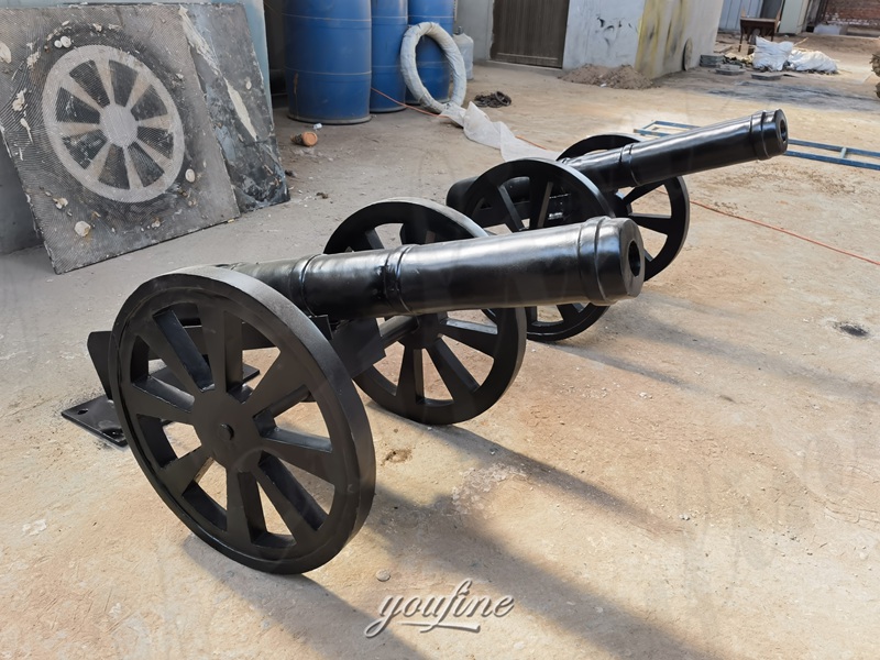 Bronze Cannon Sculptures