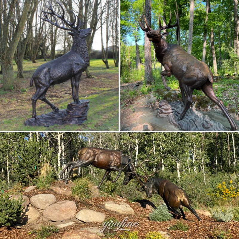 bronze deer statue feedback from YouFine Different Clients