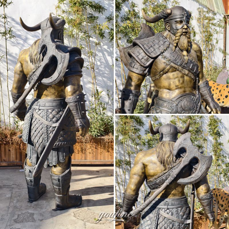 bronze viking detail