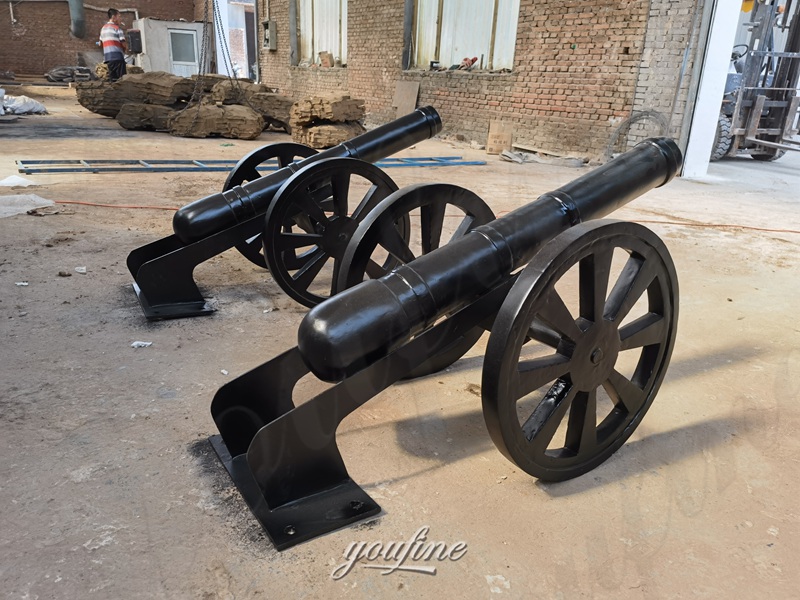 Cannon bronze Sculpture