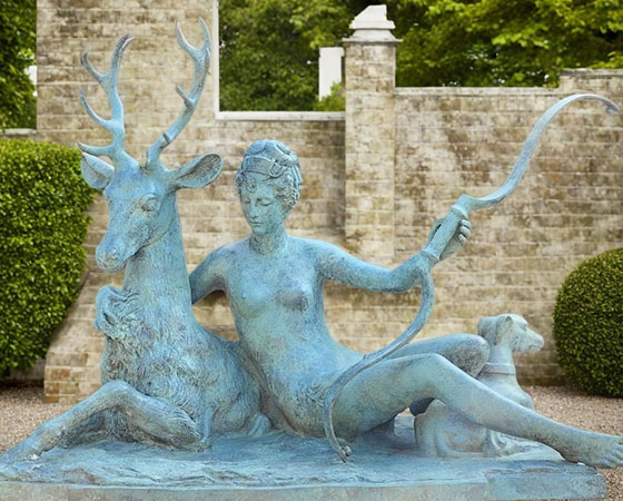 diana of the tower sculpture