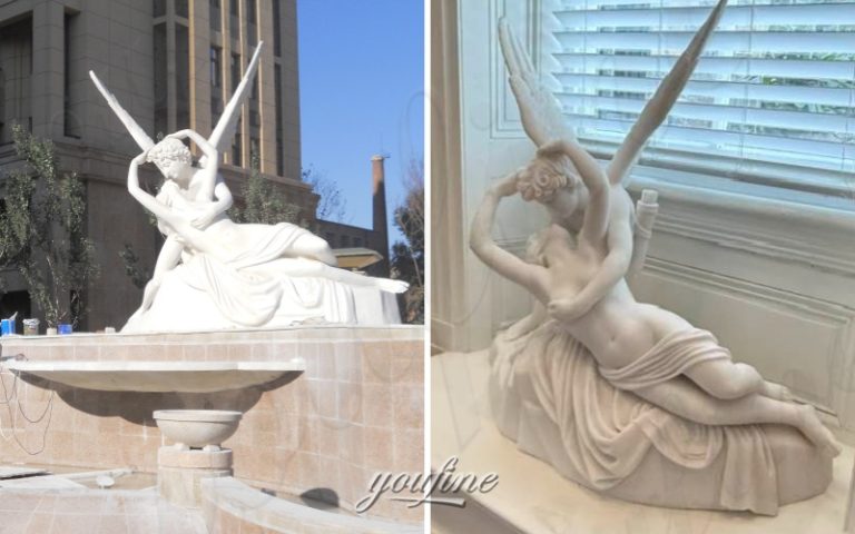 Horloge Cupid & Psyché Sculpture de Table Regency Kommodenuhr Antique Rétro Horloge Cupid & Psyché Sculpture de Table Regency Kommodenuhr Antique Rétro