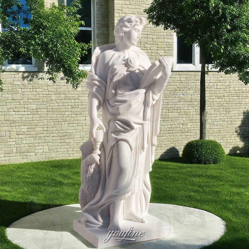 life size marble St John Sculpture