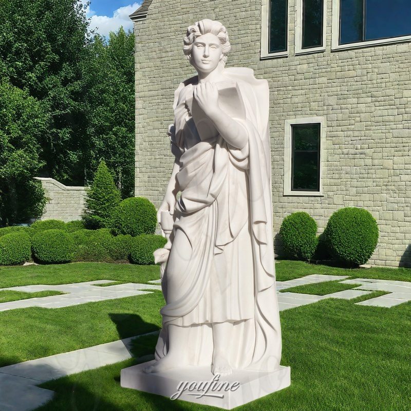 life size marble St John Statue