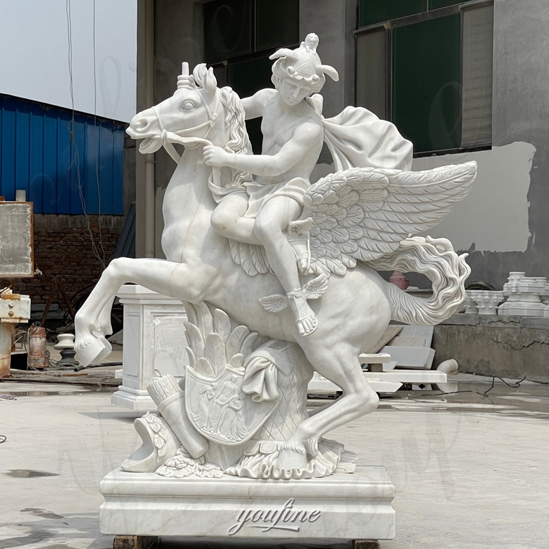 mercury riding pegasus sculpture