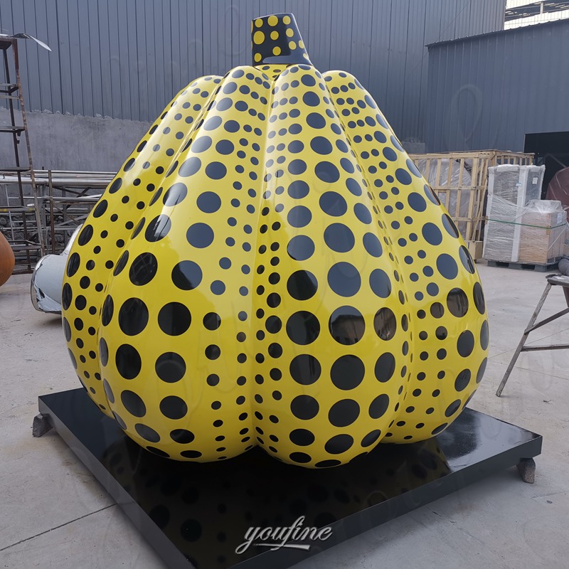 Stainless Steel Pumpkin Sculpture