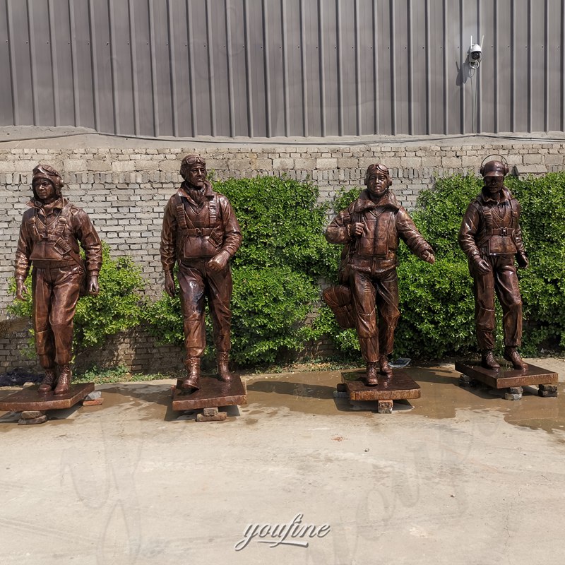 The Aviator sculpture