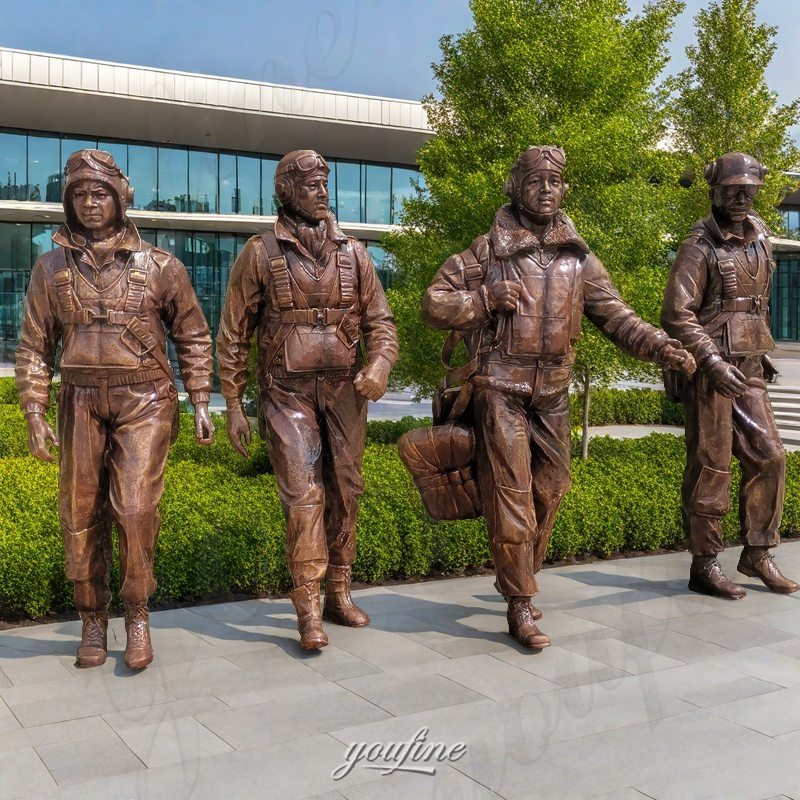 The Aviator statue