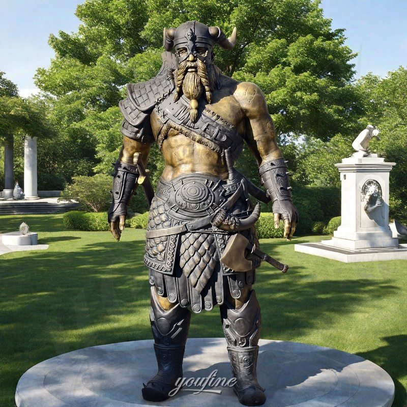 viking bronze sculpture