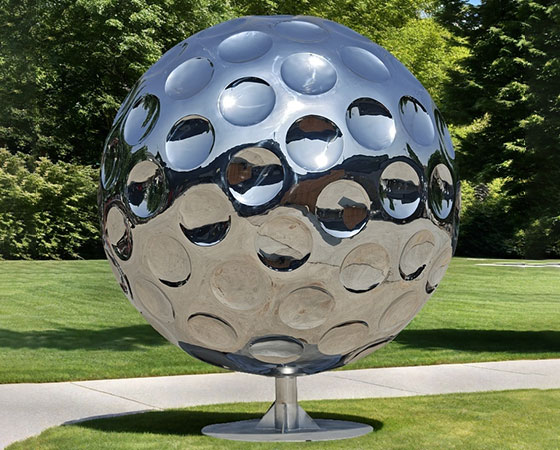 golf ball sculpture