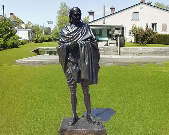 Mahatma Gandhi sculpture
