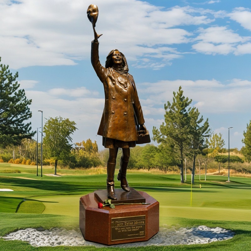 Minneapolis Mary Tyler Moore statue details