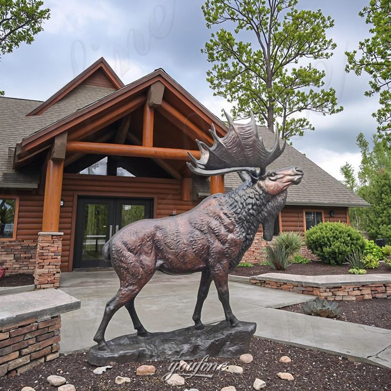 moose garden sculpture