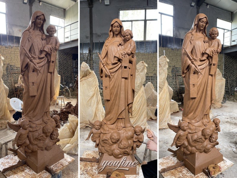Our Lady of Carmel statue Clay Model