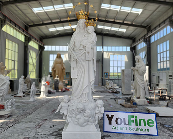 Our Lady of Carmel statue