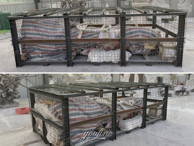 packaging of Our Lady of Carmel statue