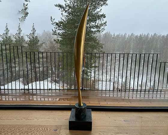 bird in flight statue feedback