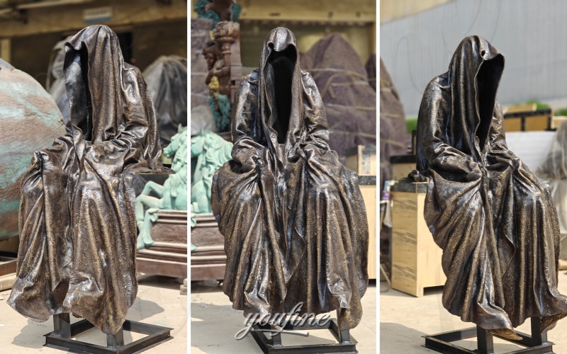 different angle of reaper statue