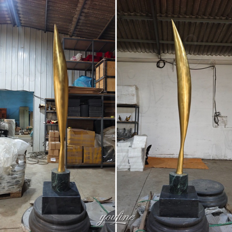 finished bird in flight sculpture