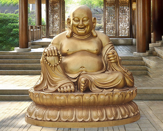 laughing buddha sculpture