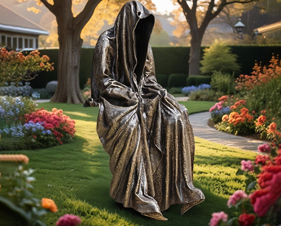 life size reaper statue
