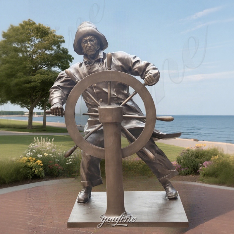 life size sea captain statue