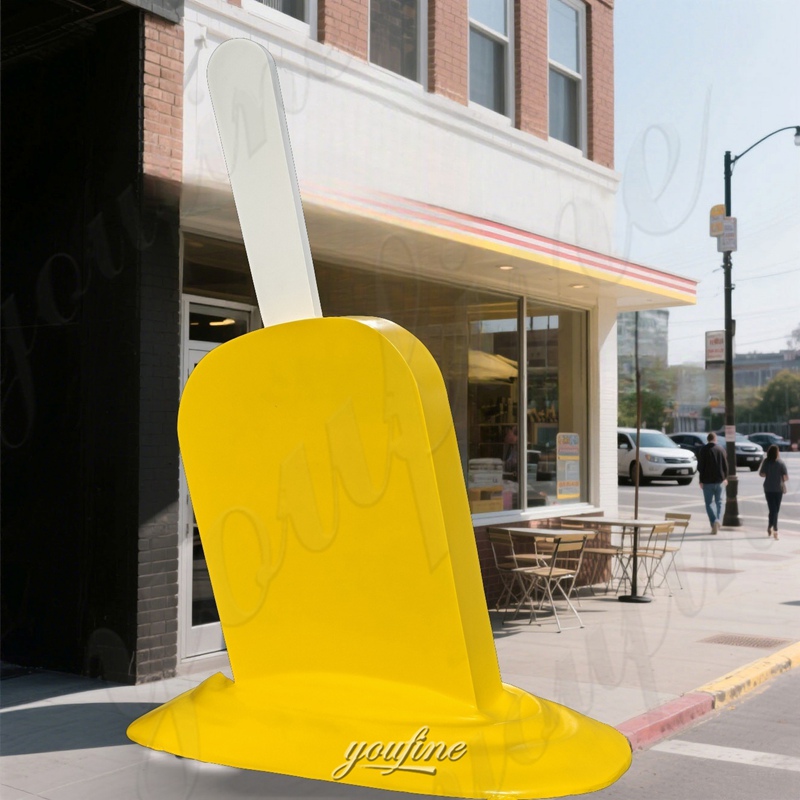 melting ice cream sculpture