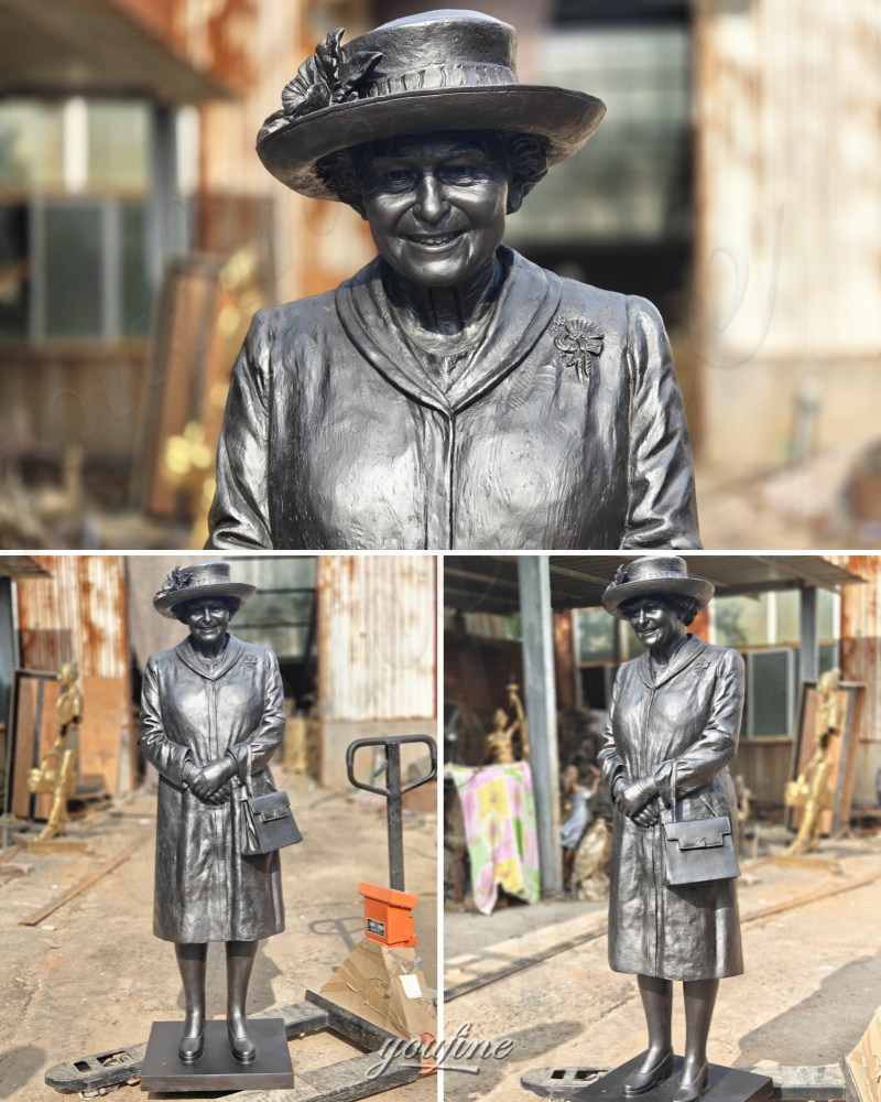 Queen Elizabeth II statue details