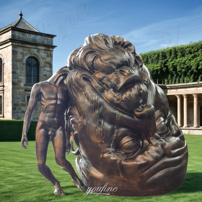 the weight of thought sculpture