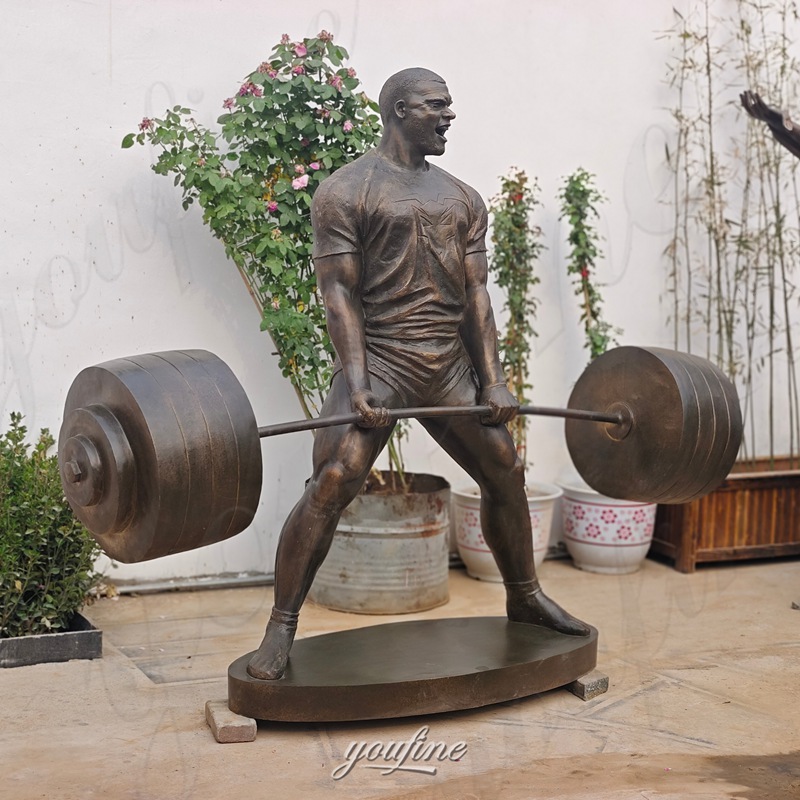 weightlifter sculpture