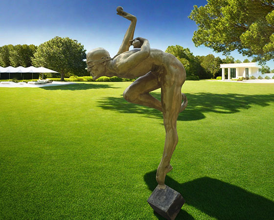 bronze richard macdonald blind faith