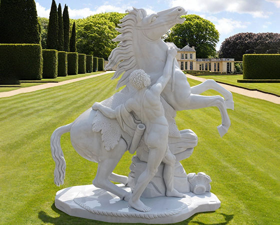 marbel Marly Horses Louvre sculpture