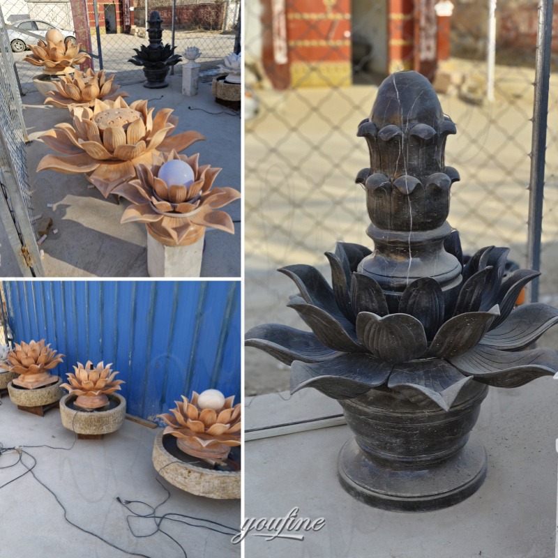 marble lotus flower in stock