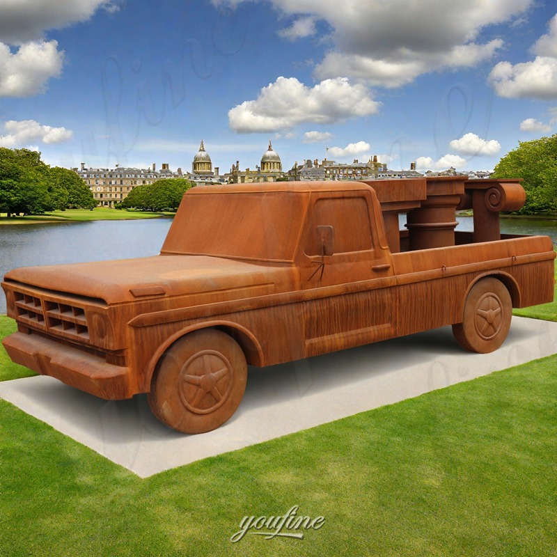 metal automobile sculpture