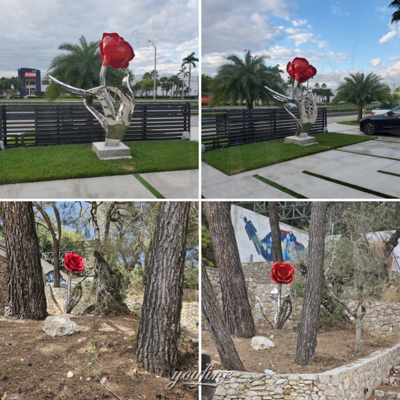 rose sculpture feedback from YouFine Different Customers