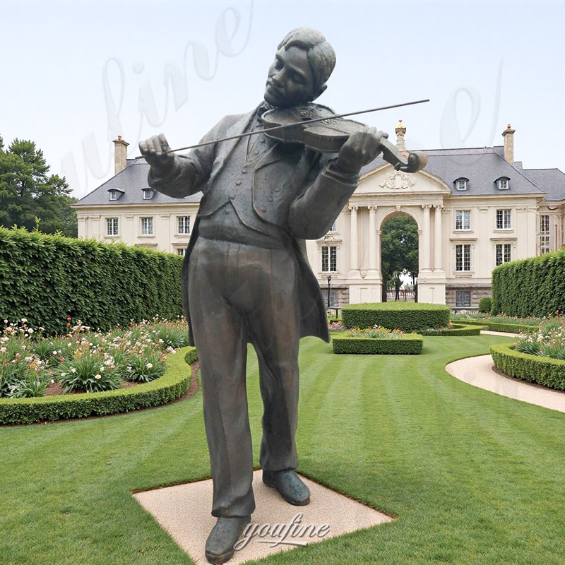 bronze musicians statue