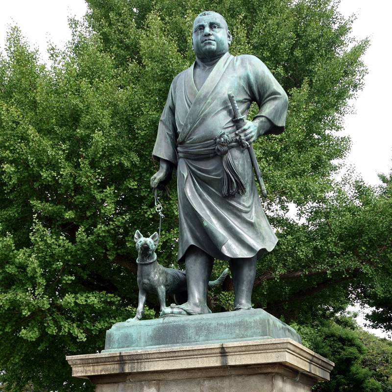 bronze Saigo Takamori statue