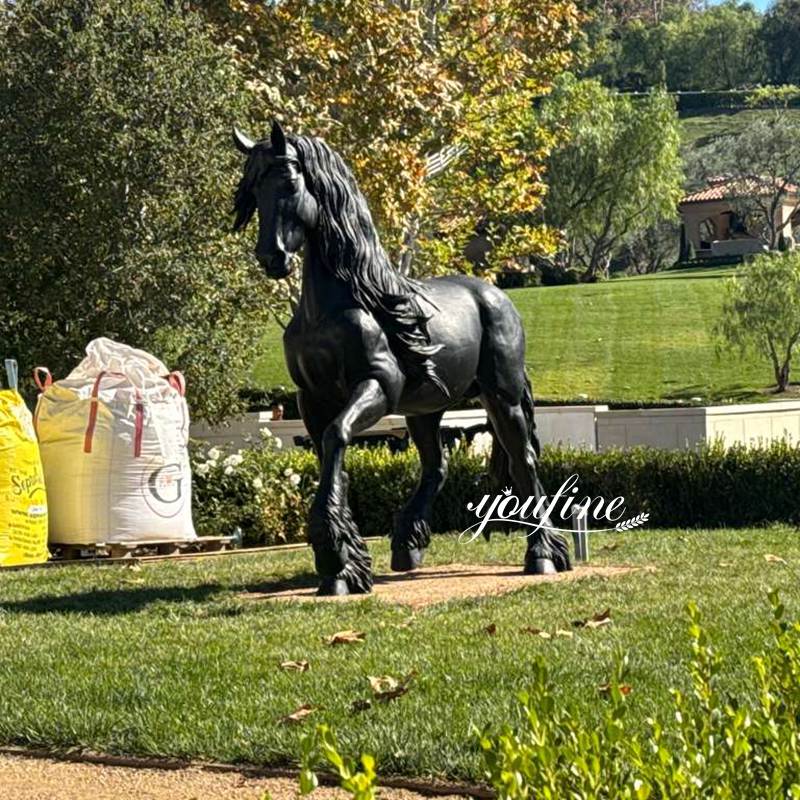 Friesian horse statue feedback